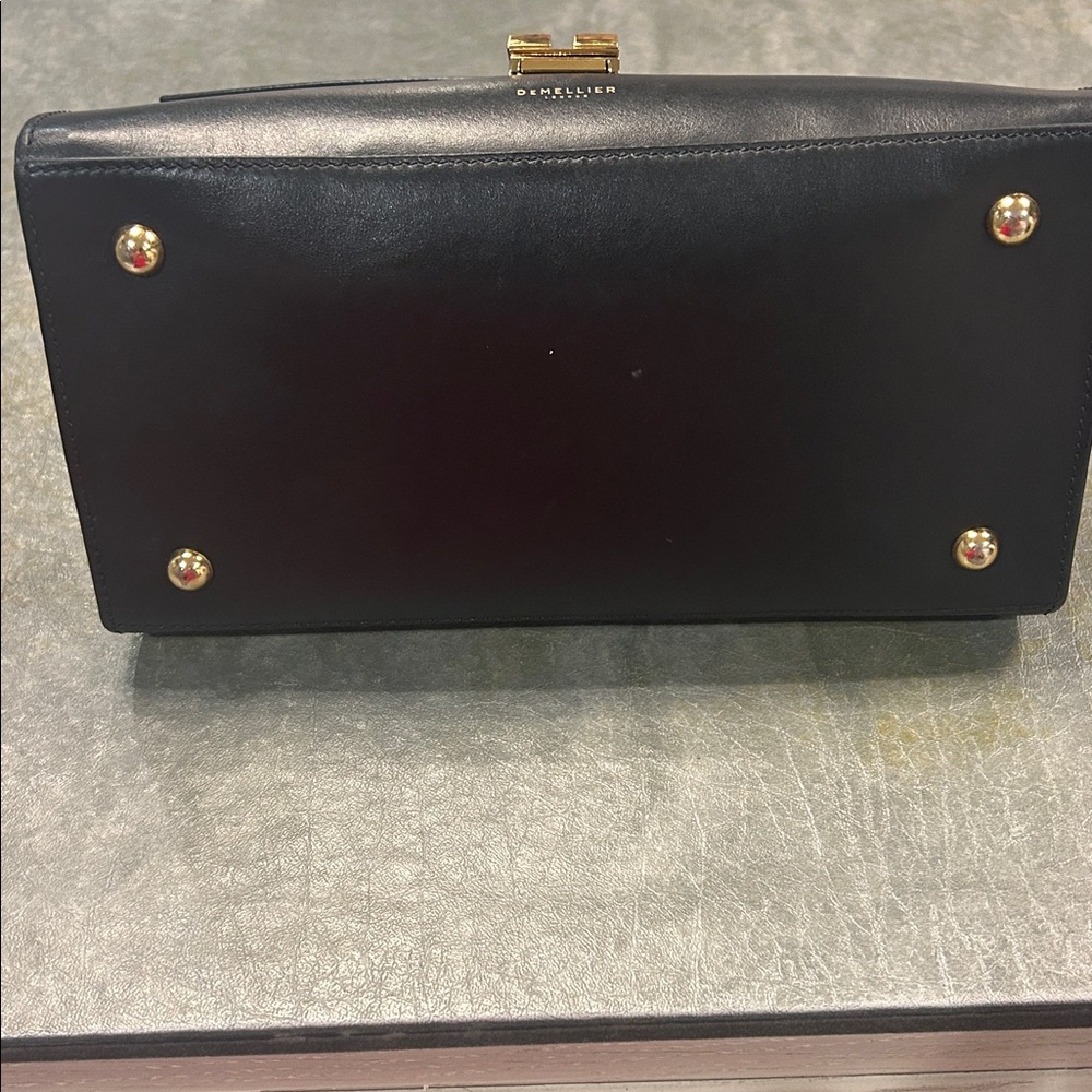 Demellier London The Vancouver Clutch- Black Smooth - Picture 7 of 7